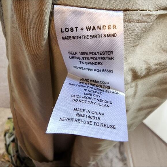 LOST AND WANDER ARROYO WILLOW MAXI DRESS SIZE MED - Picture 7 of 7